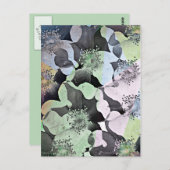 Romantic Flowers Briefkaart (Voorkant / Achterkant)