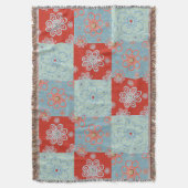 Romantic Flowers - Throw Blanket Deken (Voorkant Verticaal)