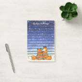 Romantic Fox Foxes Sterrennacht op maat Post-it® Notes (Kantoor)