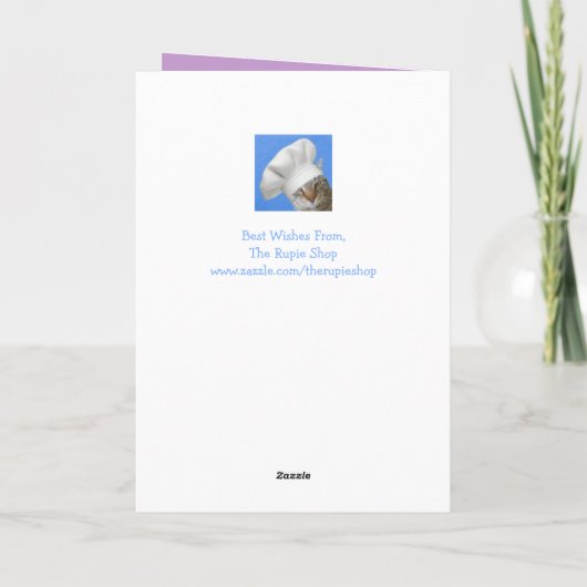 Romantic Funny Goose Jubileum Kaart (Achterkant)