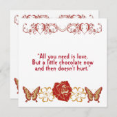 Romantic Funny Love Quote, schatje, aangepast (Voorkant / Achterkant)