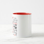 Romantic Funny TV Couples Mug Mok (Midden)