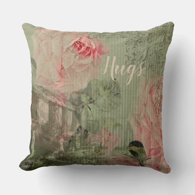 Romantic Garden - Pillow Kussen (Voorkant)