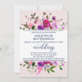 Romantic Garden Wedding Kaart (Voorkant)