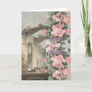 Romantic Garden - Wenskaart Feestdagen Kaart