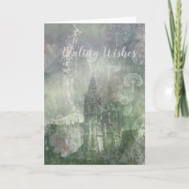 Romantic Garden - Wenskaart Feestdagen Kaart