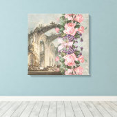 Romantic Garden - Wrapped Canvas Afdruk (Insitu (Houten vloer))