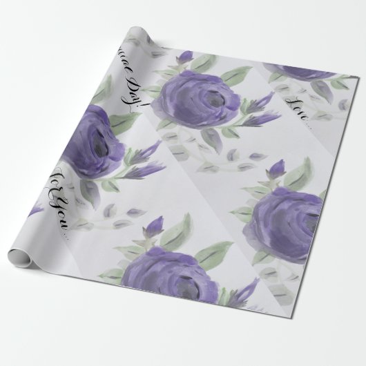 Romantic Gift Wrap Cadeaupapier (Uitgerold)