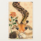 Romantic Giraffe Planner Gentleman - Funny (Voorkant)