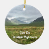 Romantic Glen Coe Mountains Scottish Highlands Keramisch Ornament (Voorkant)
