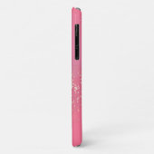 Romantic glitter pink art Case-Mate iPhone case (Achterkant/links)