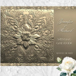 Romantic Gold Antique Look Livre d'or<br><div class="desc">Elégant et amusant Romantique or Vintage Look Livre d'invités. Ce livre d'hôtes robuste et charmant sera un trésor pour les années à venir ! Vous pouvez facilement customiser le texte pour n'importe quelle occasion ou événement (mariage, douches nuptiales, retraite, baby shower, diplôme, etc.). Vous pouvez changer les couleurs de police,...</div>