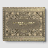 Romantic Gold Antique Look Livre d'or (Verso)