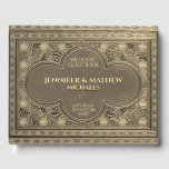 Romantic Gold Antique Look Livre d'or<br><div class="desc">Elégant et amusant Romantique or Vintage Look Livre d'invités. Ce livre d'hôtes robuste et charmant sera un trésor pour les années à venir ! Vous pouvez facilement customiser le texte pour n'importe quelle occasion ou événement (mariage, douches nuptiales, retraite, baby shower, diplôme, etc.). Vous pouvez changer les couleurs de police,...</div>