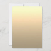 Romantic Gold Foil Photo Wedding Kaart (Achterkant)