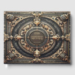 Romantic Gold Vintage Look Livre d'invité<br><div class="desc">Elégant et amusant Romantique or Vintage Look Livre d'invités. Ce livre d'hôtes robuste et charmant sera un trésor pour les années à venir ! Vous pouvez facilement customiser le texte pour n'importe quelle occasion ou événement (mariage, douches nuptiales, retraite, baby shower, diplôme, etc.). Vous pouvez changer les couleurs de police,...</div>