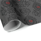 Romantic Goth Valentine Cadeaupapier (Rol Hoek)