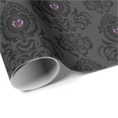 Romantic Goth Valentine  Cadeaupapier (Rol Hoek)