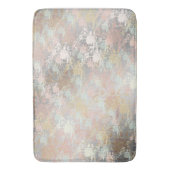 Romantic, goud, Blauwgroen, Waterverf, Chic, Flora Badmat (Voorkant Verticaal)