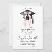Romantic Graduation Party Invitation for Her (Devant)