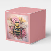Romantic Graffiti Bee Mono-ha Style Flowery Bedankdoosjes (Voorkant Zijde)