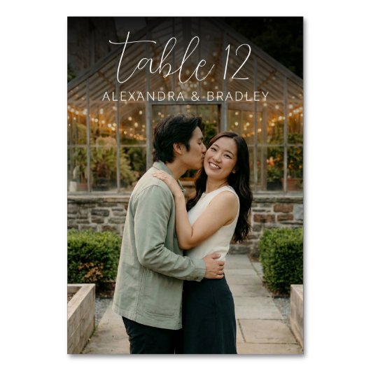 Romantic Greenhouse Photo Kaart (Achterkant)