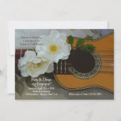 Romantic Guitar Invitation Kaart (Voorkant)