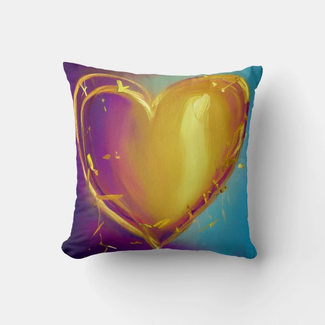 Romantic Heart Pillow Kussen (Voorkant)