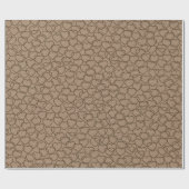 Romantic Hearts Kraft Style Cadeaupapier (Vlak)