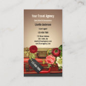 Romantic  Honeymoon Travel Visitekaartje (Achterkant)