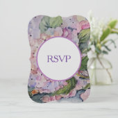 Romantic Hydrangea Kaart (Staand voorkant)