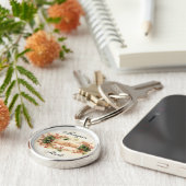 Romantic Irish Wedding Favors Sleutelhanger (Zijkant)