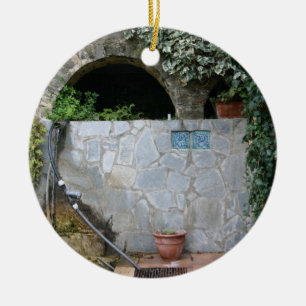 Romantic Italië dubbelzijdig aangepast ornament