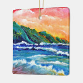 Romantic Kauai Sunset Keramisch Ornament (Links)