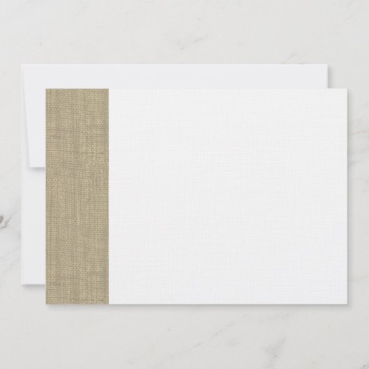 Romantic Lace en Bow Wedding Kaart (Achterkant)