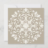 Romantic Lace Save The Date (Achterkant)