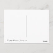 Romantic Letter Writer Briefkaart (Achterkant)