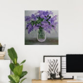 Romantic Lilacs/Poster Poster (Thuiskantoor)