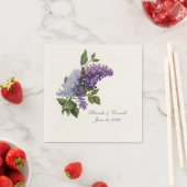 Romantic Lilacs Wedding Servet (Insitu)