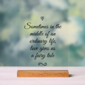 Romantic Love Calligraphy Fairy Tale Wedding (Neutre)