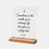 Romantic Love Calligraphy Fairy Tale Wedding (Angle)