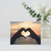 Romantic Love Carte cadeau de vacances (Debout devant)