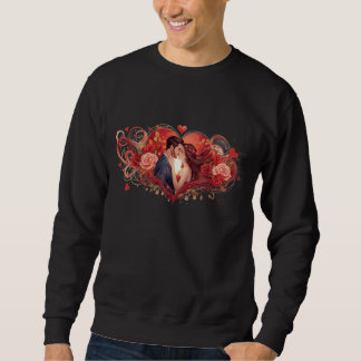 Romantic Love Heart Couple Sweatshirts Trui