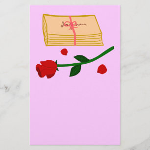 Romantic Love Letters Briefpapier