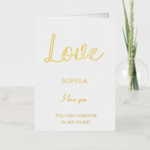 Romantic Love Quote Folie Wenskaart