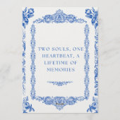 Romantic Love Quote Wedding Invitation (Dos)