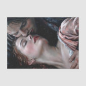 Romantic Lovers Red Gown Decoupage Tissuepapier (Voorkant)