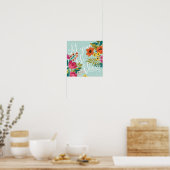 Romantic Luxe | Laat je leven bloeien Poster (Keuken)