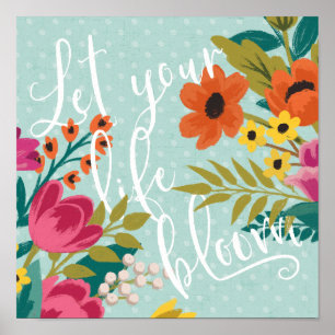 Romantic Luxe   Laat je leven bloeien Poster
