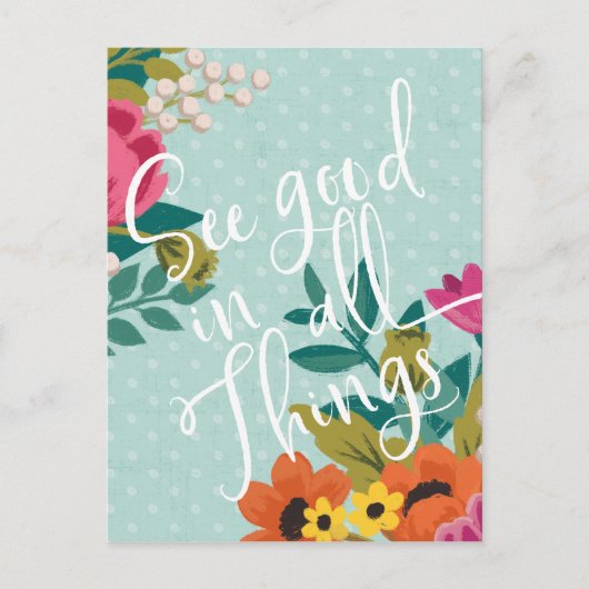 Romantic Luxe XI | Zie Goed in alles Briefkaart (Voorkant)